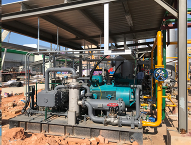 廣東某公司DW-4.9/(1.5-2.5)-22天然氣壓縮機